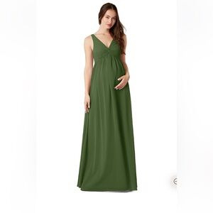 AZAZIE YETTA - MATERNITY DRESS - A20 - OLIVE